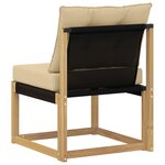 vidaXL Sofa de milieu extérieur