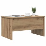 vidaXL Table basse Chêne artisanal 102 x 50 5 x 46 5 cm