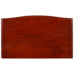 Vidaxl table console marron classique 50x30x75 cm bois d'acajou solide