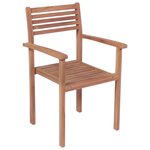 vidaXL Chaises de jardin lot de 2 avec coussins vert vif Teck massif