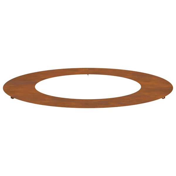 vidaXL Anneau d'arbre plat Marron Ø50 / 80 cm