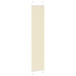 vidaXL Store plissé crème 45x200 cm largeur du tissu 44 4 cm polyester