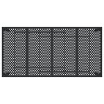 vidaXL Table de jardin anthracite 200x100x72 cm acier