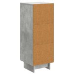 vidaXL Buffet Gris béton 33 x 34 5 x 90 cm Bois d'ingénierie
