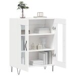 vidaXL Buffet blanc 69 5x34x90 cm bois d'ingénierie