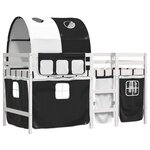 vidaXL Lit mezzanine enfants avec tunnel sans matelas 90x190 cm