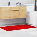 vidaXL Tapis de bain antidérapant Rouge 70 x 120 cm PP