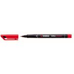 Feutre pour films OHPen Permanent Pointe Fine 0 7mm Rouge x 10 STABILO