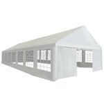 vidaXL Tente de réception PE 6 x 14 m Blanc