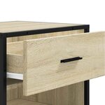 vidaXL Étagère à chaussures chêne sonoma 48x38x97 5 cm bois ingénierie