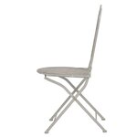 vidaXL Mobilier de bistro 3 Pièces Acier Gris