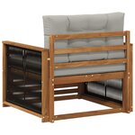 vidaXL Sofa de milieu extérieur Naturel