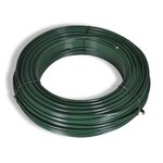 vidaXL Clôture à mailles losangées et poteaux acier 1 5x25 m