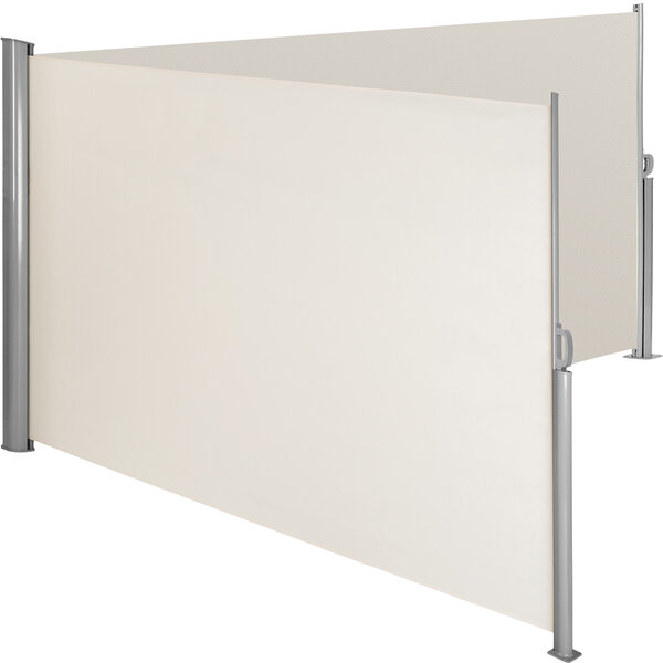 Tectake Paravent rétractable double - 180 x 600 cm
