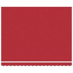 vidaXL Auvent Rétractable Rouge 400 × 300 cm Polyester et métal