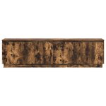 vidaXL Meuble TV Chêne fumé 180 x 38 x 49 cm Bois d'ingénierie
