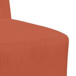 vidaXL Unité de Sofa Modulaire Sans Accoudoirs 3 Pièces Orange