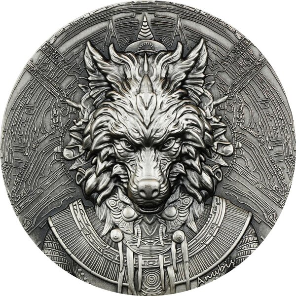 Pièce de monnaie en Argent 2000 Francs g 62.2 (2 oz) Millésime 2024 ANUBIS