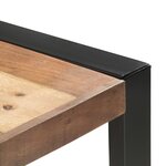 vidaXL Table à manger 220x100x75 cm bois massif