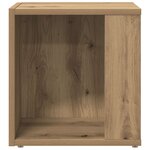 vidaXL Table d'appoint chêne artisanal 33x33x34 cm bois d'ingénierie