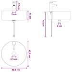 vidaXL Vanité de lavabo mural Sonoma gris 49 5 x 44 5 x 65 cm