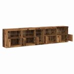 vidaXL Buffet Bois ancien 283 x 37 x 67 cm Bois d'ingénierie