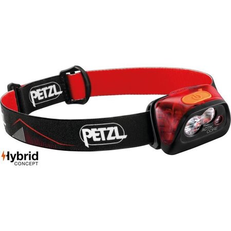 PETZL Lampe ACTIK CORE rouge