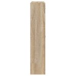 vidaXL Armoire à chaussures Chêne 59x17x81 cm Bois d'ingénierie