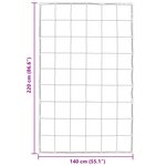 vidaXL Duvet d'hiver Doré 220 x 140 cm Satin et Microfibre