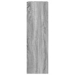 vidaXL Support de Plante Sonoma gris 30 x 30 x 100 cm