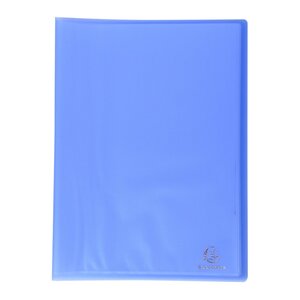 Protège-documents polypropylène semi-rigide 24 x 32 cm - 20 vues  - bleu
