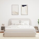 vidaXL Meubles TV muraux et lumières LED 2Pièces sonoma gris 30x28 5x30cm