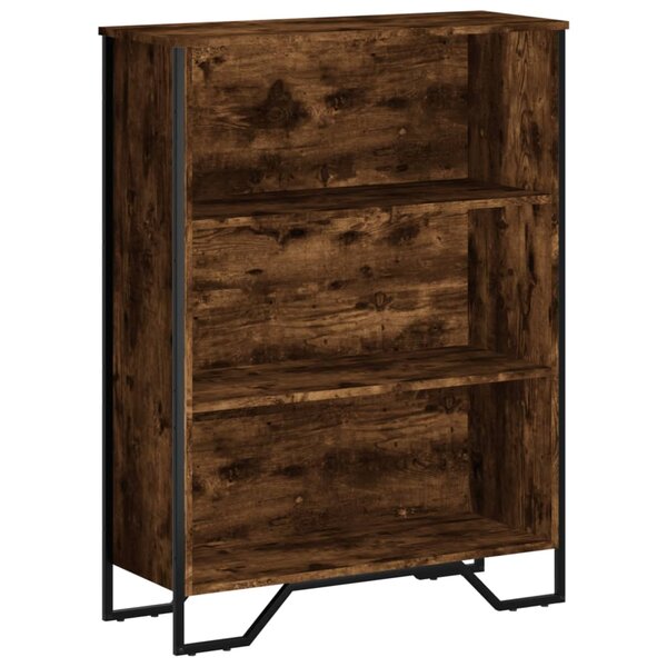 vidaXL Bibliothèque chêne fumé 80x31x106 cm bois d'ingénierie