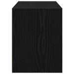 vidaXL Armoire avec 2 tiroirs chêne noir 60x31x40 cm bois d'ingénierie