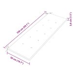 vidaXL Banc Batavia avec coussin beige 150 cm Bois de teck massif