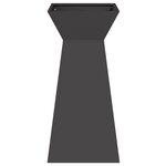 vidaXL Support de Plante Noir Plastique 35 x 35 x 73 cm Jardinières