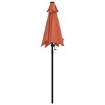 vidaXL Parasol Terre cuite 200x224 cm Aluminium
