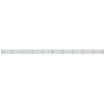 vidaXL Clôture en treillis métallique et piquet d'ancrage vert 1 1x25m