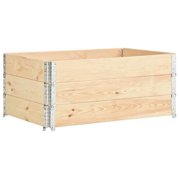 vidaXL Jardinières surélevées 3 Pièces 100x150 cm Bois de pin solide