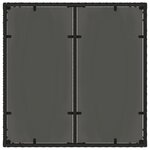 vidaXL Ensemble de salle à manger pour jardin 3 Pièces Noir Poly rotin