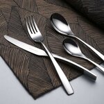 Ménagères 24 pièces inox - Finition satinée