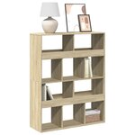 vidaXL Bibliothèque chêne sonoma 100x33x125 5 cm bois d'ingénierie