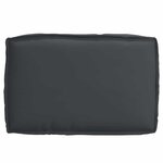 vidaXL Coussin pour assise de palette Noir 60 x 40 x 8 cm Tissu Oxford