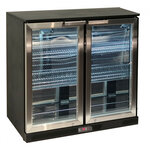 Arrière bar réfrigéré 2 portes battantes inox - atosa - r600a - 2210battante 900x505x895mm