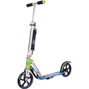 Hudora 14750/01 - Trottinette Aluminium Big Wheel 205 vert et bleu.