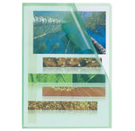 SACHET 10 POCH.COINS PP Grainé VERT x 10 EXACOMPTA