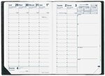 Agenda ministre couv plast grainée noir 16 x 24 cm quovadis