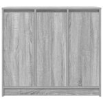 vidaXL Buffet sonoma gris 85x34x76 cm bois d'ingénierie