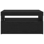 vidaXL Meuble TV 2 Pièces Noir 75 x 35 x 40 cm Bois d'ingénierie