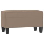 Banc banquette 70 x 35 x 41 cm tissu microfibre taupe 02_0010558